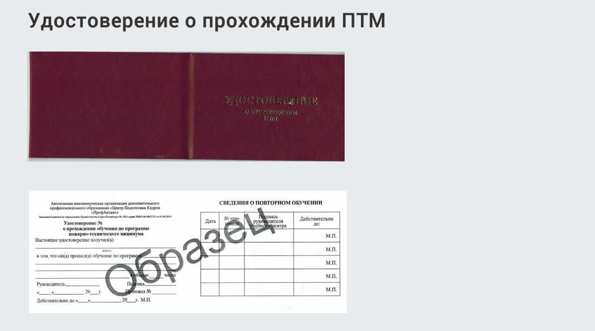  Курсы повышения квалификации по пожарно-техничекому минимуму в Североморске: дистанционное обучение